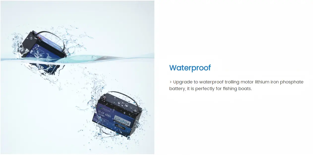 12.8V 100Ah Marine LiFePO4 Battery